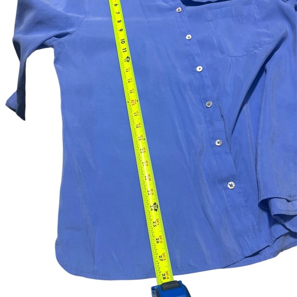 Chico’s Blue Button-Up Shirt - Picture 12 of 13